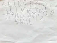 The alphabet, written by Emil