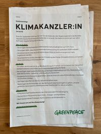 Foto der ganzseitigen Stellenanzeige aus der Freitag